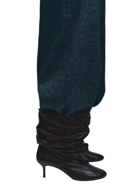 H&M Studio Collection 2026 NWT Heeled Leather Boots in Sz 38 - Picture 3 of 11